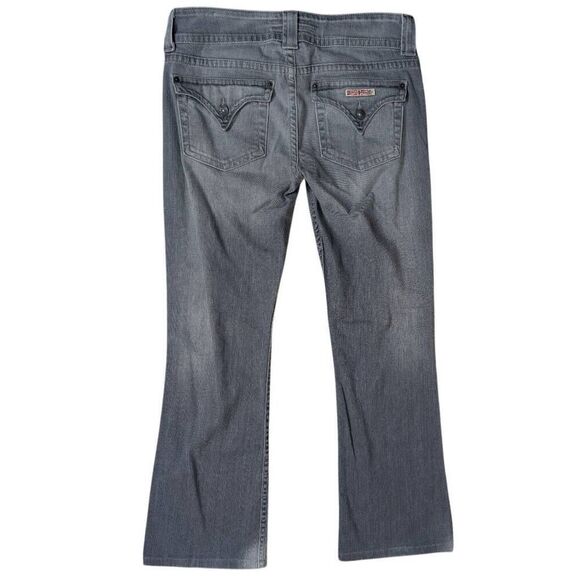 Hudson 29 32”Gray Beth Mid-Rise Baby Bootcut Jeans - Picture 4 of 9